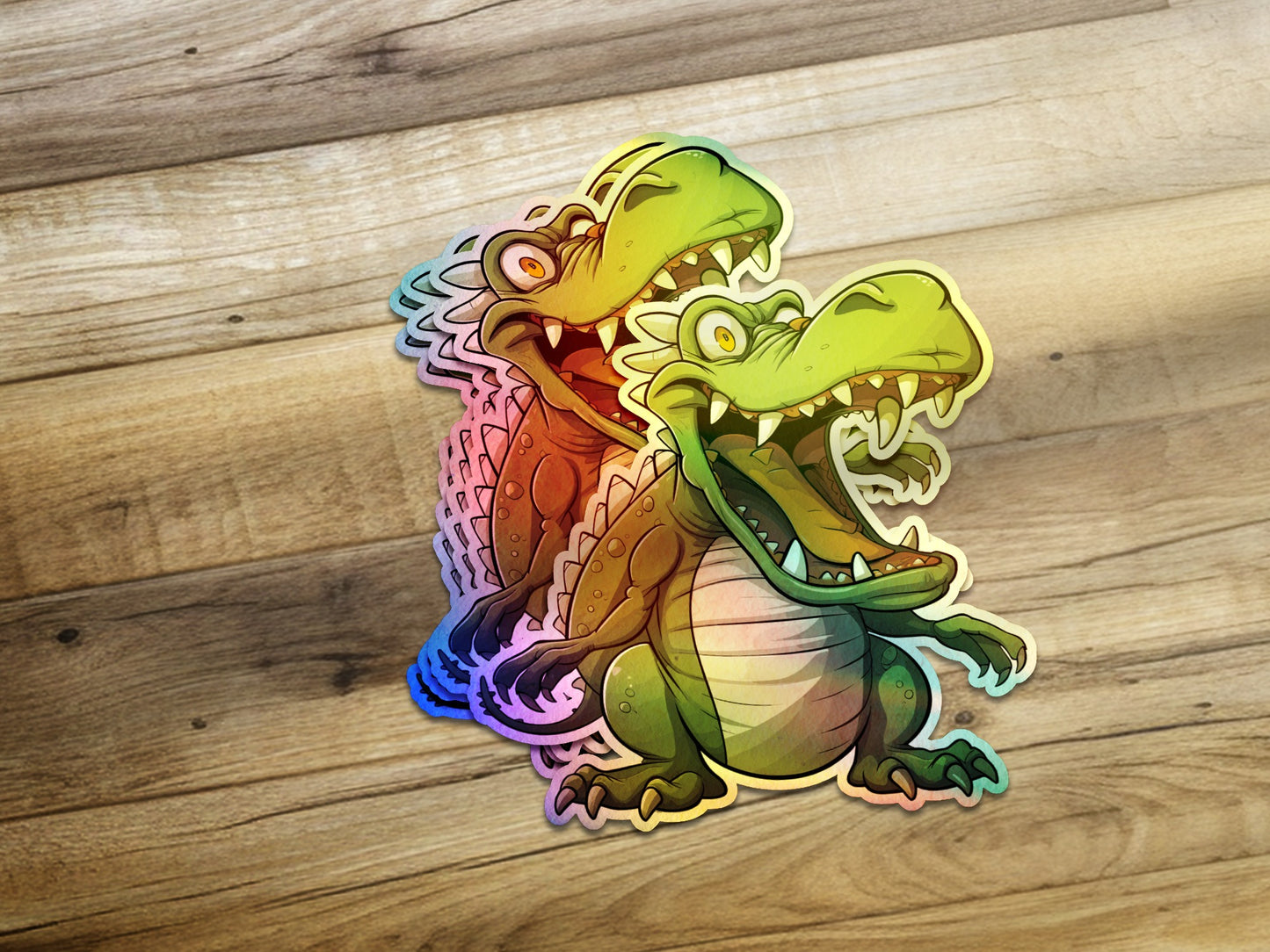 Colorful Cartoon Dinosaur Sticker Fun Design product
