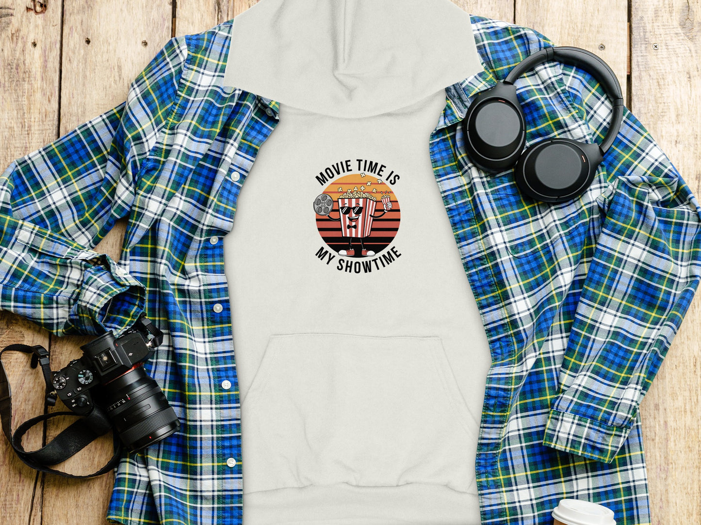 Movie Time Is My Showtime Graphic Hoodie product