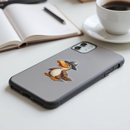 Cute Cartoon Duck with Hat Design Phone Case product type
