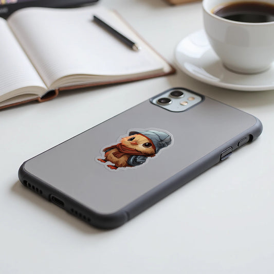 Adorable Hamster with Hat Printed Phone Case product