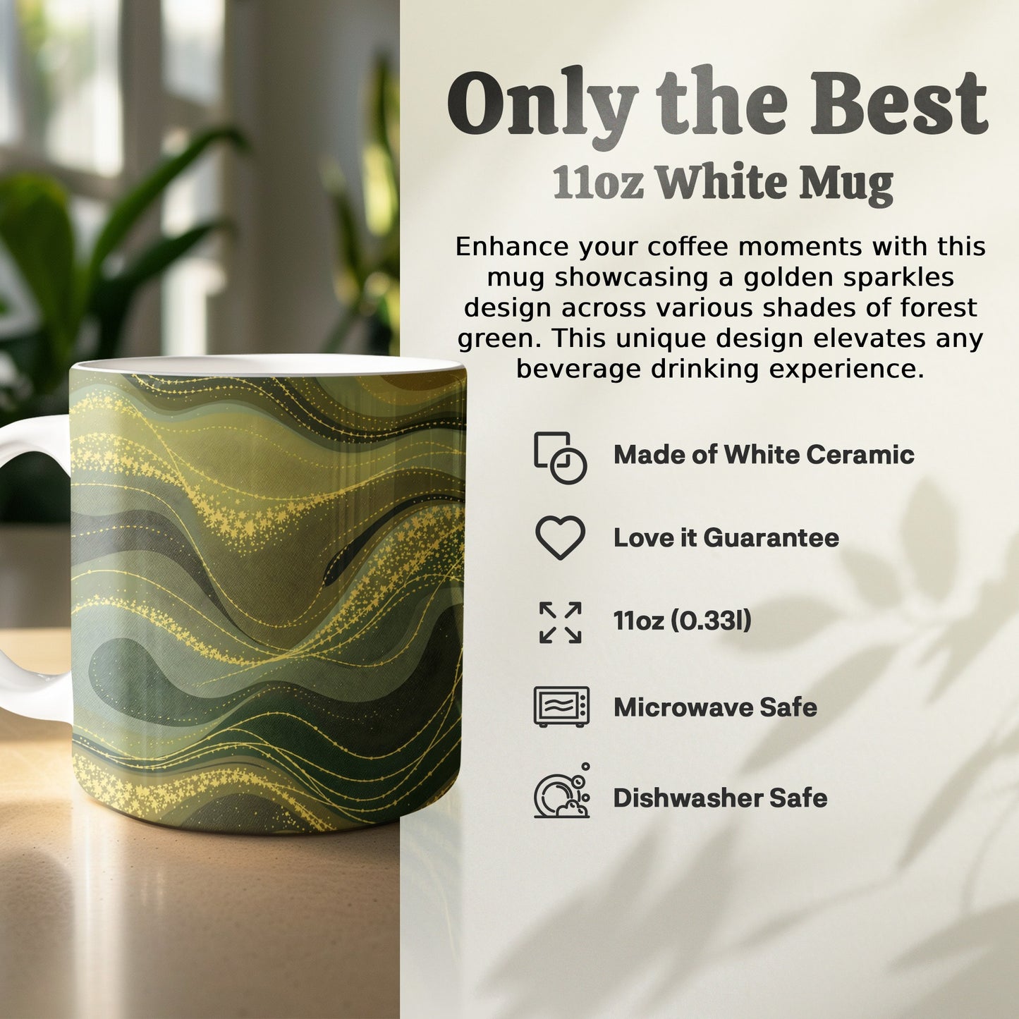 Only the Best 11oz White Mug Beverage Product