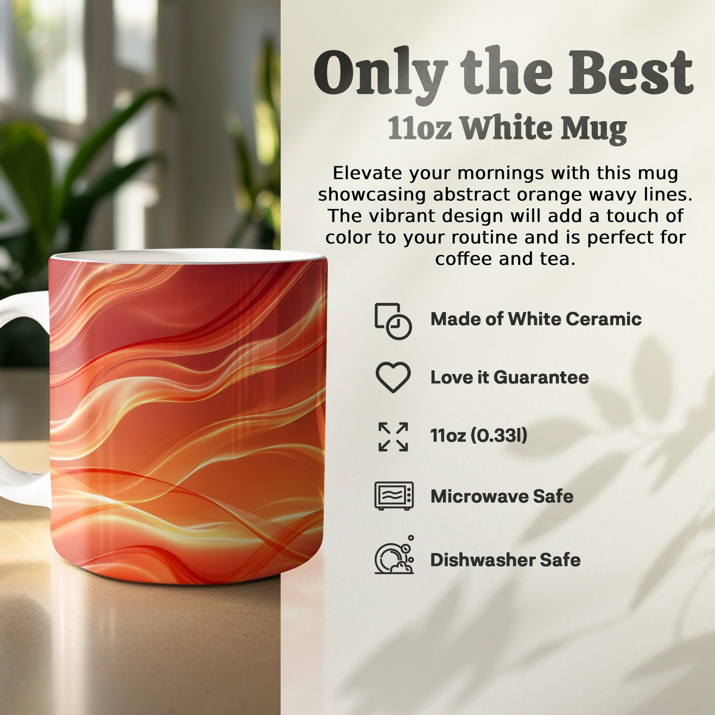 Only the Best 11oz White Mug coffee product