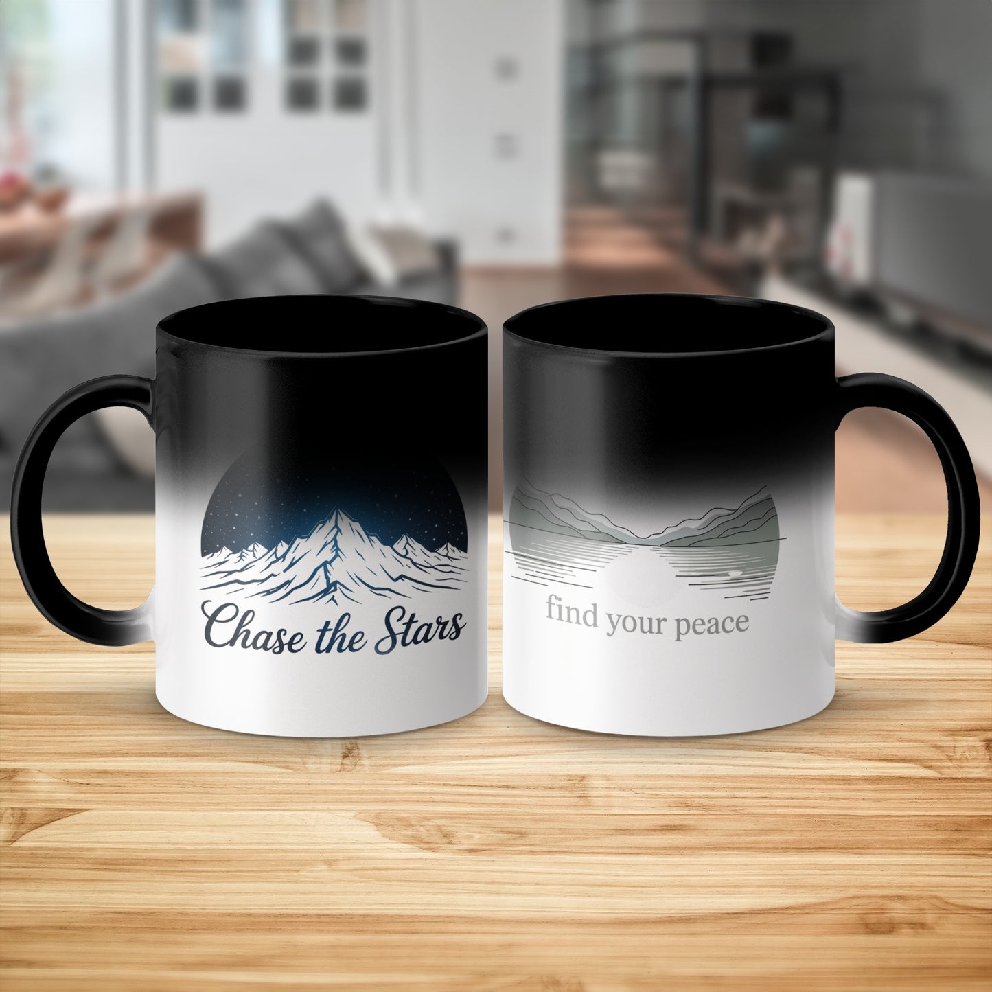 Chase the Stars and Find Your Peace Mug product