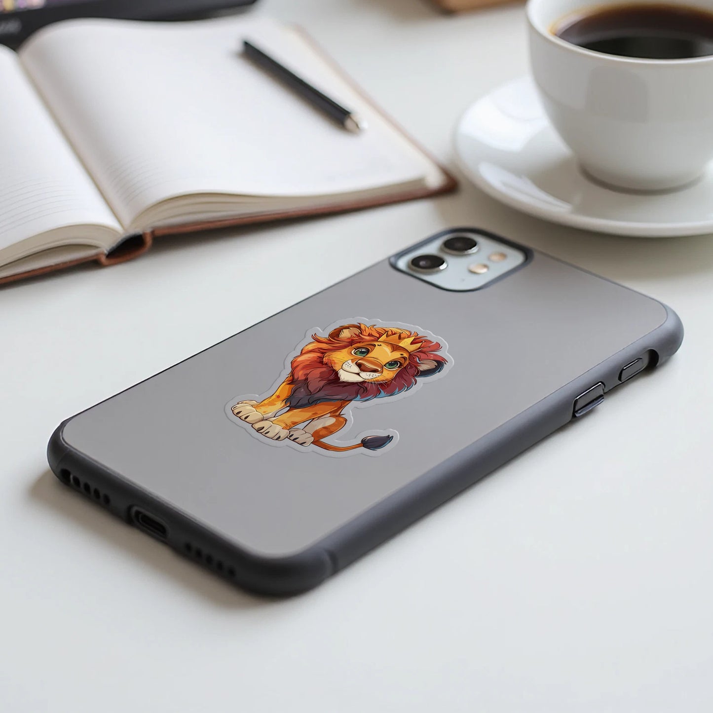 Majestic Lion Art Custom Print Phone Case product type
