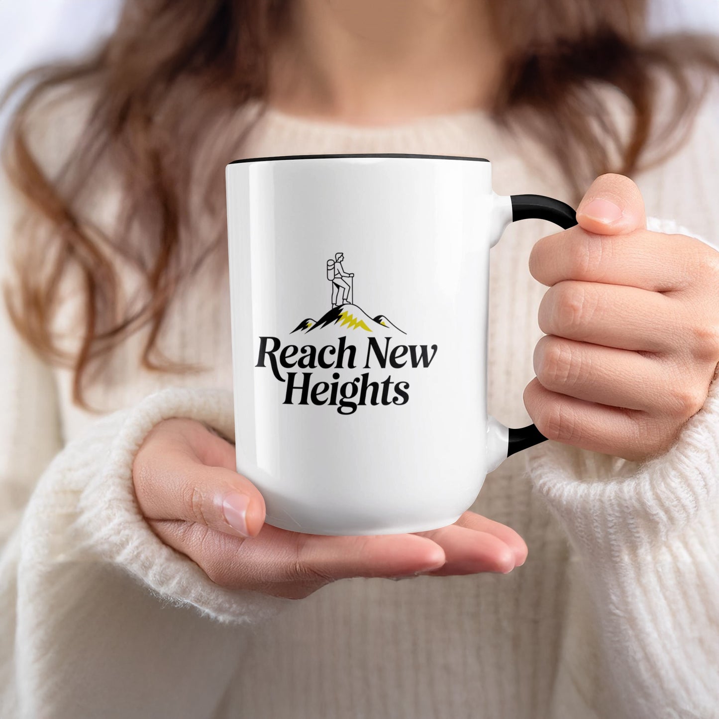 Reach New Heights Motivational Mug product