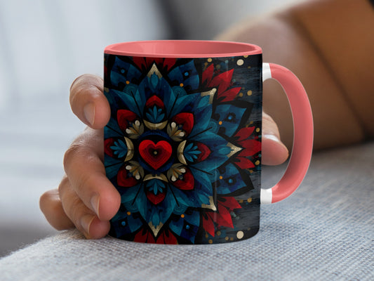 Colorful Mandala Design Mug Unique Drinkware product