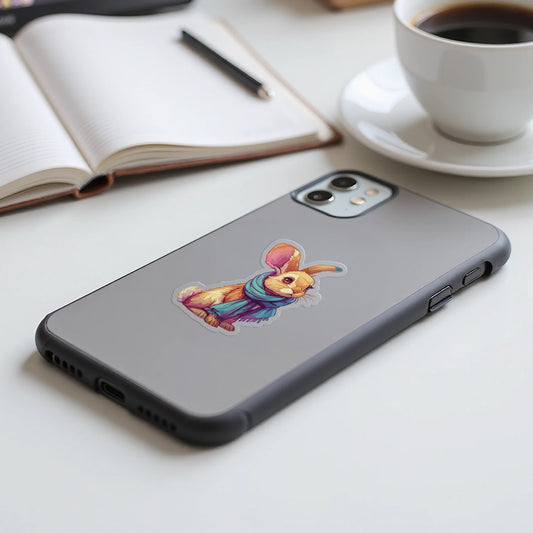 Cute Bunny Artwork iPhone Case Back Cover product type