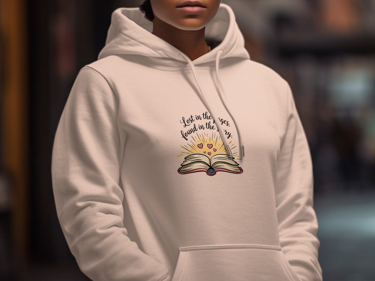 Lost in the Pages Found in the Story Hoodie product
