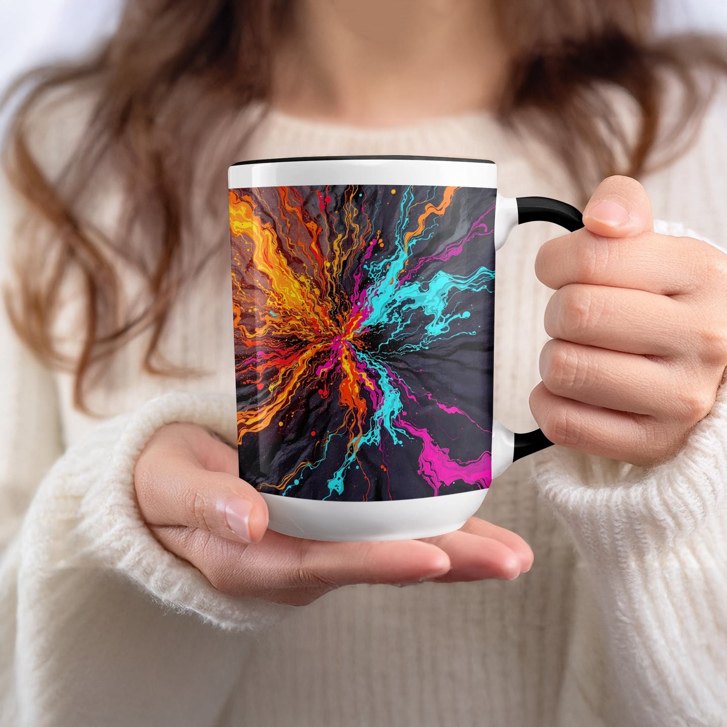 Colorful Explosion Design Coffee Mug Product