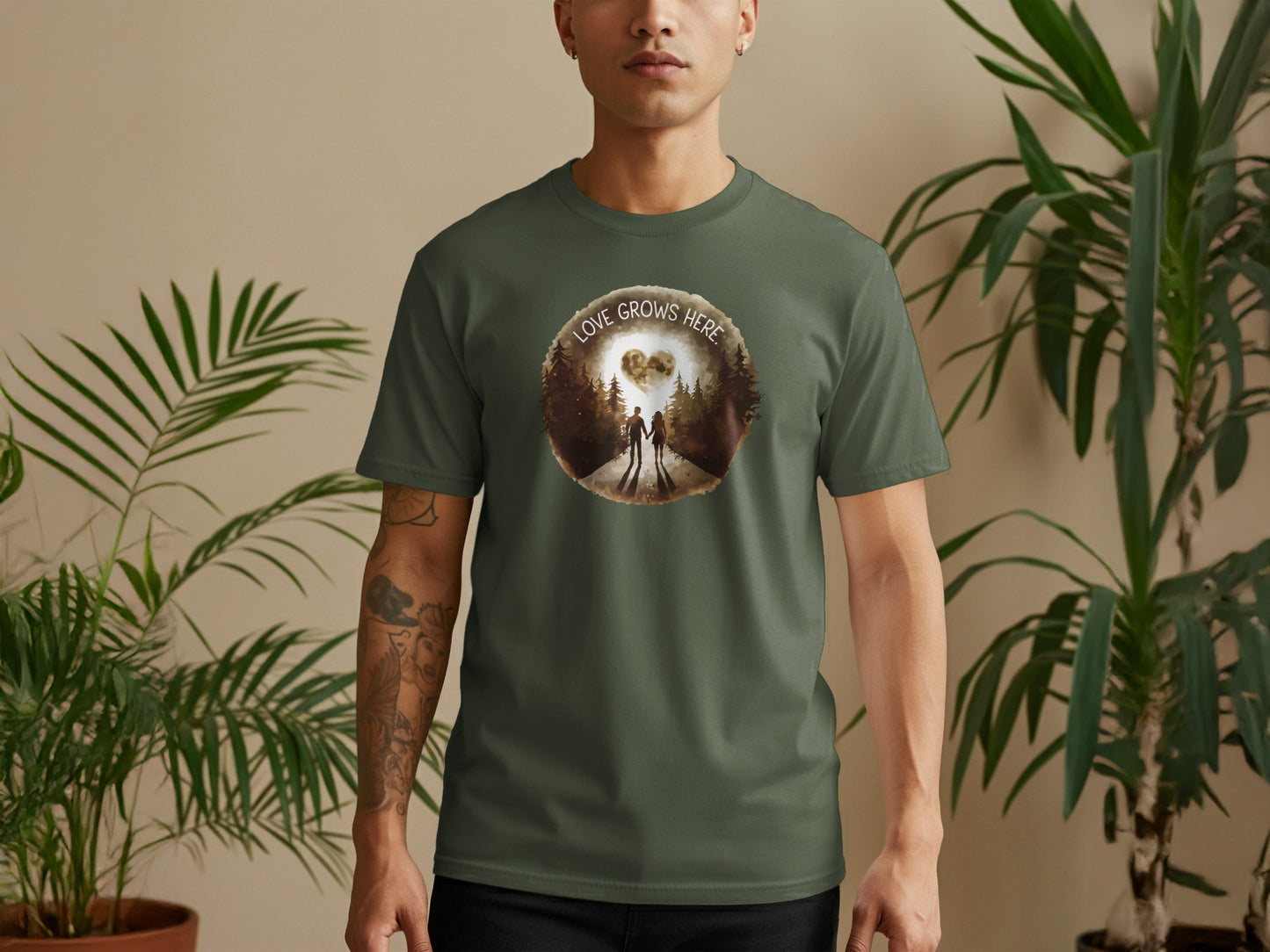 Love Grows Here Scenic Walk T-Shirt product