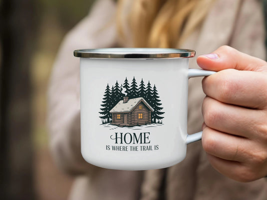 Home is Where the Trail Is Camping Mug product