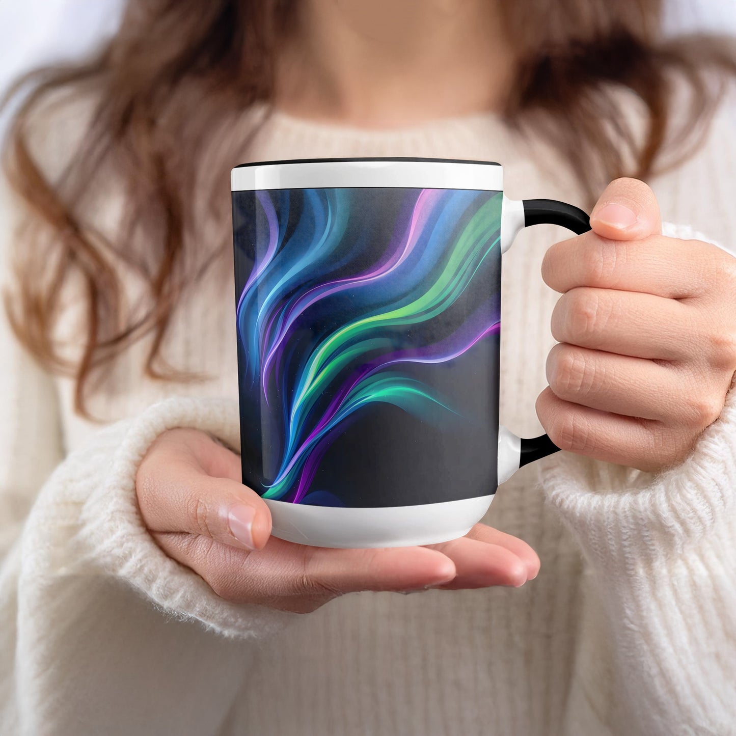 Colorful Swirl Pattern Unique Coffee Mug product