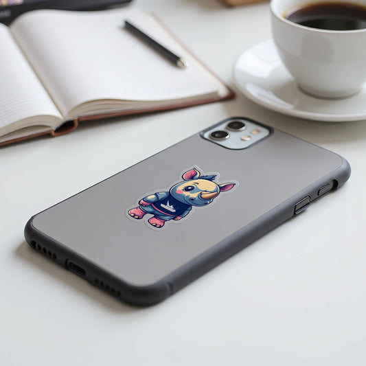 Cute Cartoon Dog Print iPhone Back Cover Product