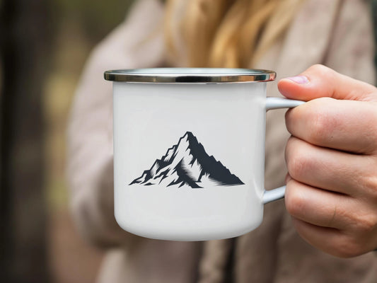 Mountain Peak Art Design Camping Mug product
