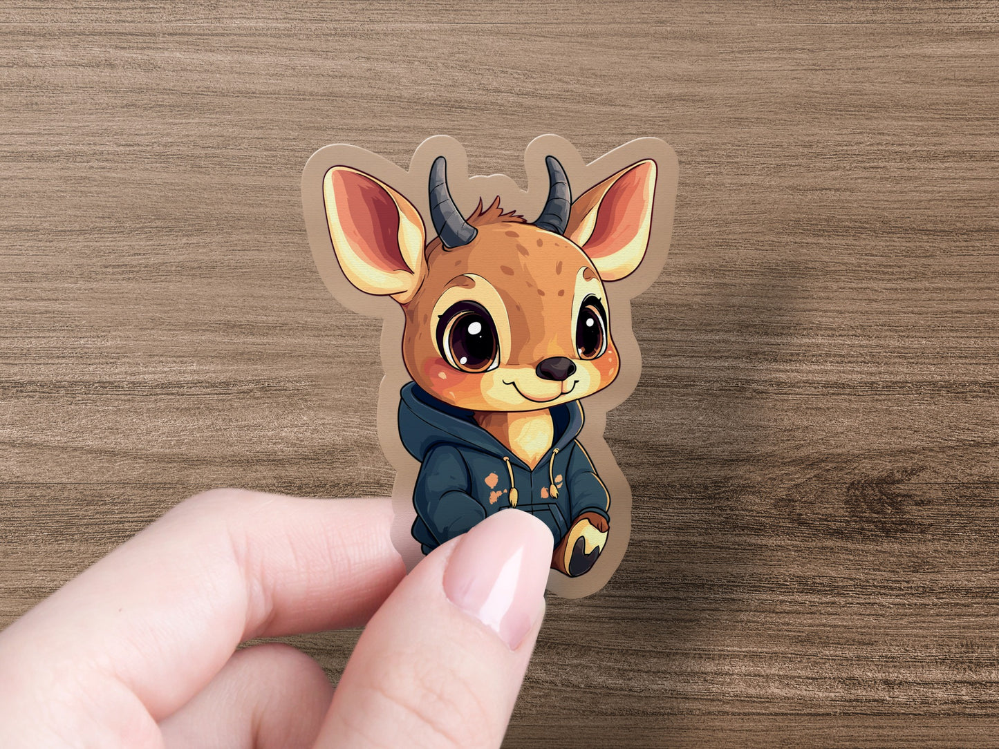 Cute Cartoon Deer Character Sticker product type