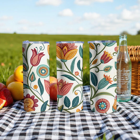 Floral Pattern Insulated Travel Tumblers product type