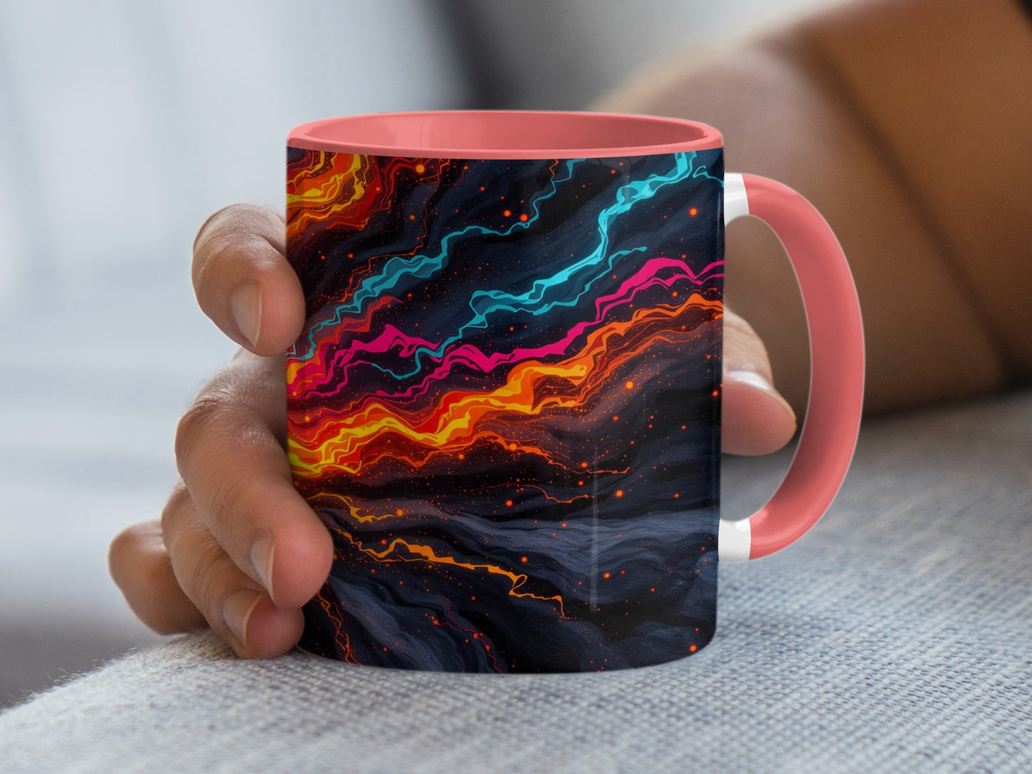 Vibrant Abstract Colorful Design Coffee Mug product type