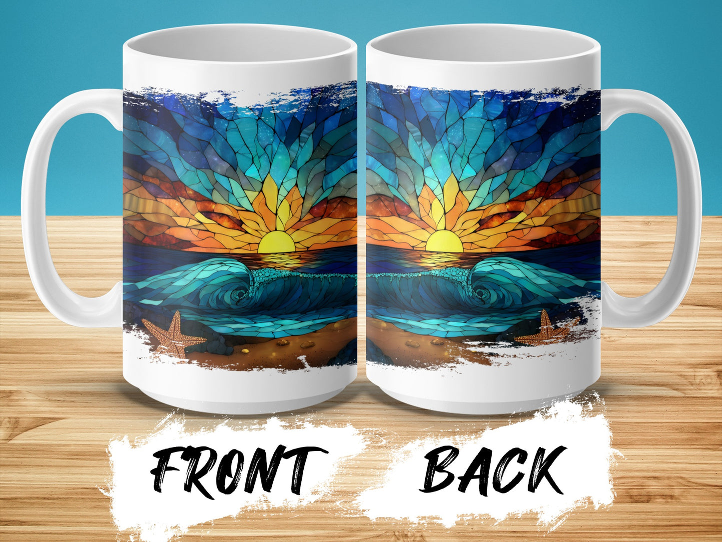 Stunning Sunrise Beach Scene Coffee Mug product
