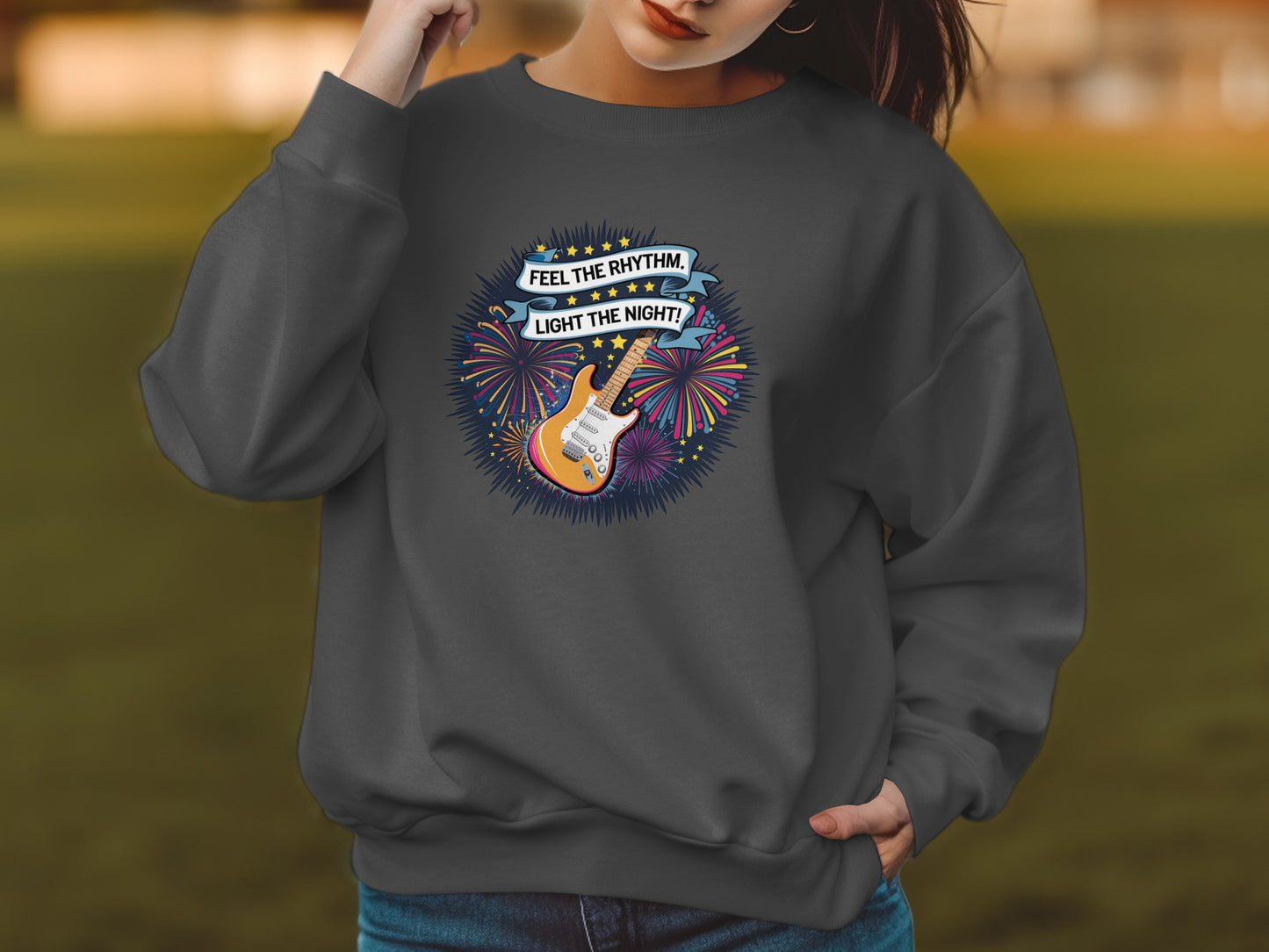 Feel The Rhythm Light The Night Sweatshirt product type