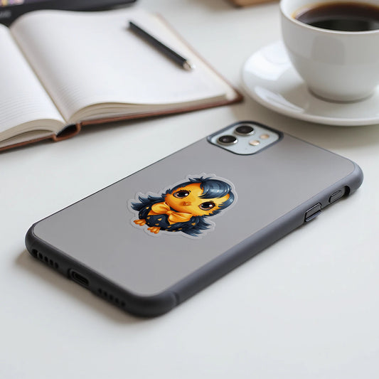 Cute Cartoon Bird Character on Phone Case product type