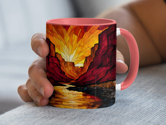 Colorful Scenic Sunset Canyon Artwork Mug product