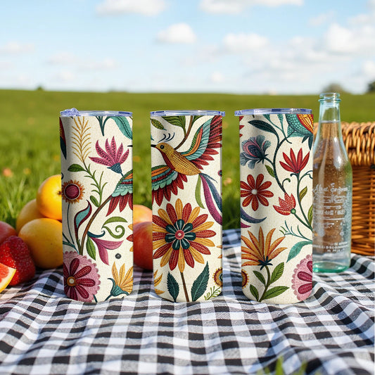 Vibrant Nature Design Floral Travel Tumblers product type