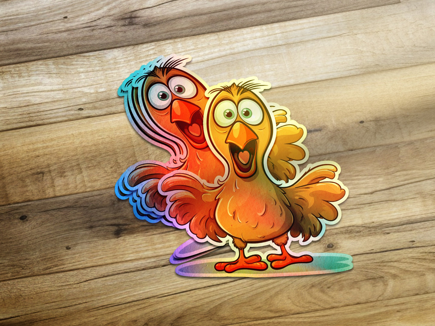 Funny Cartoon Chicken Stickers product type