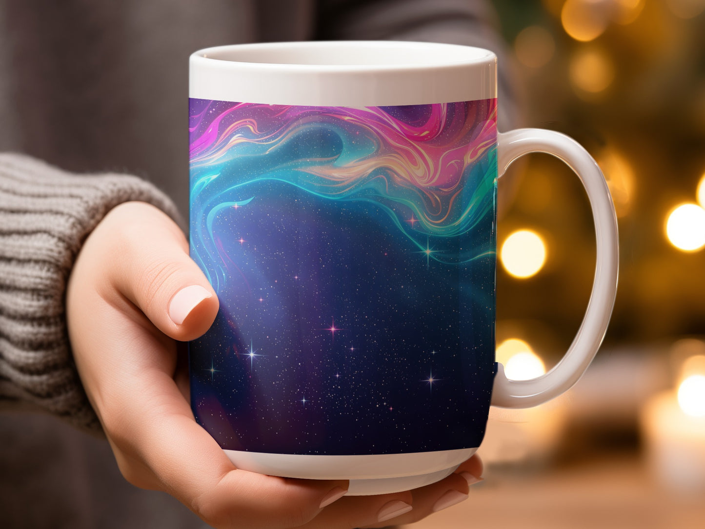 Galaxy Themed Design Mug with Bright Colors product type