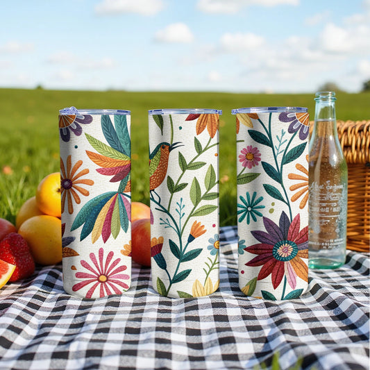 Vibrant Floral Design Insulated Tumbler product