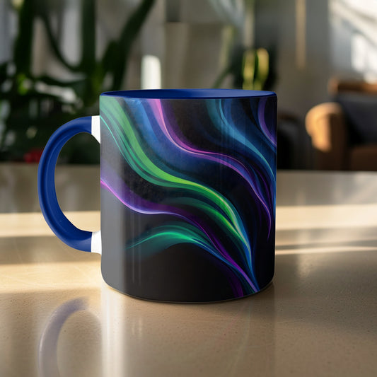 Colorful Wave Pattern Coffee Mug product