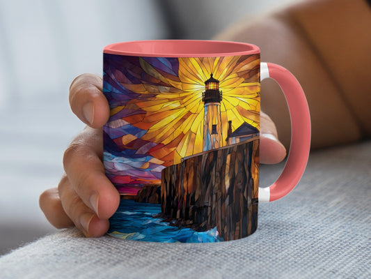 Stunning Lighthouse Artwork on Coffee Mug product