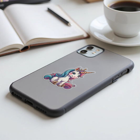 Adorable Unicorn Graphic Print Phone Case product