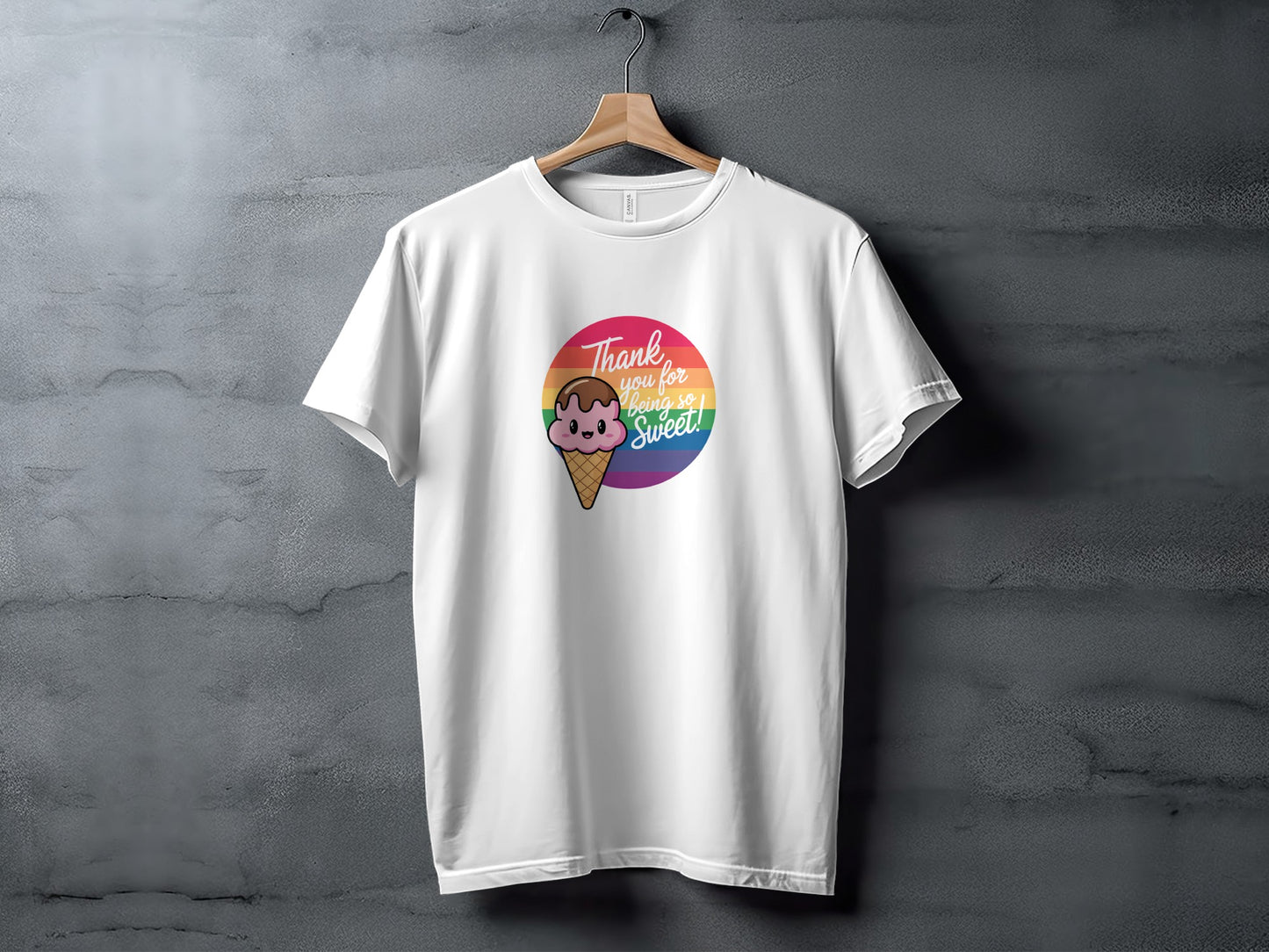 Thank You for Making It Sweet Ice Cream T-Shirt Product