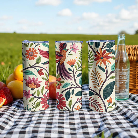 Colorful Floral Pattern Drinkware Product