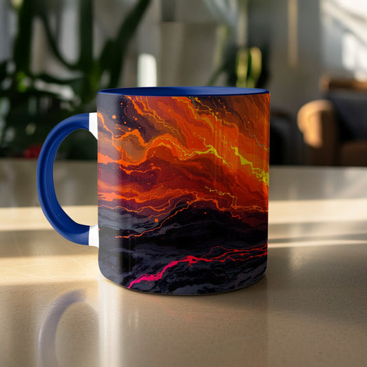 Vibrant Abstract Art Stormy Sky Coffee Mug product