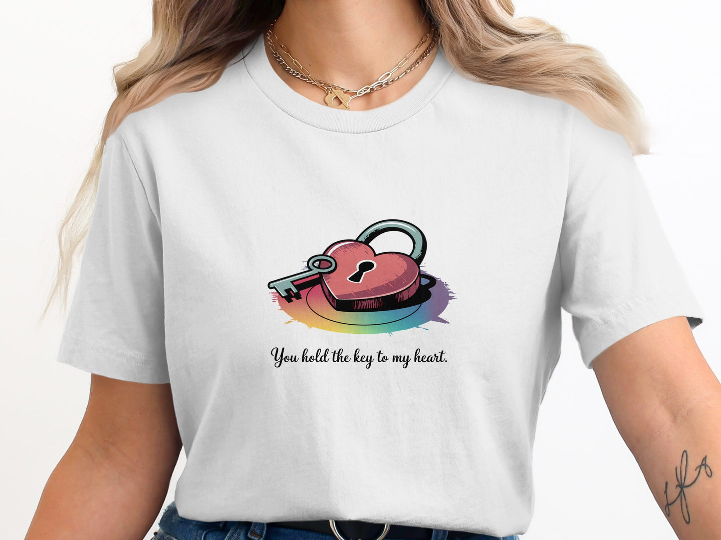 You Hold The Key To My Heart Graphic T-Shirt product type