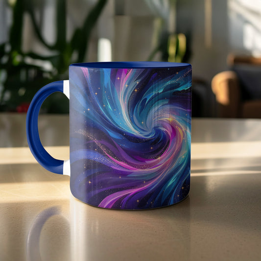 Vibrant Galaxy Swirl Art Design Coffee Mug product
