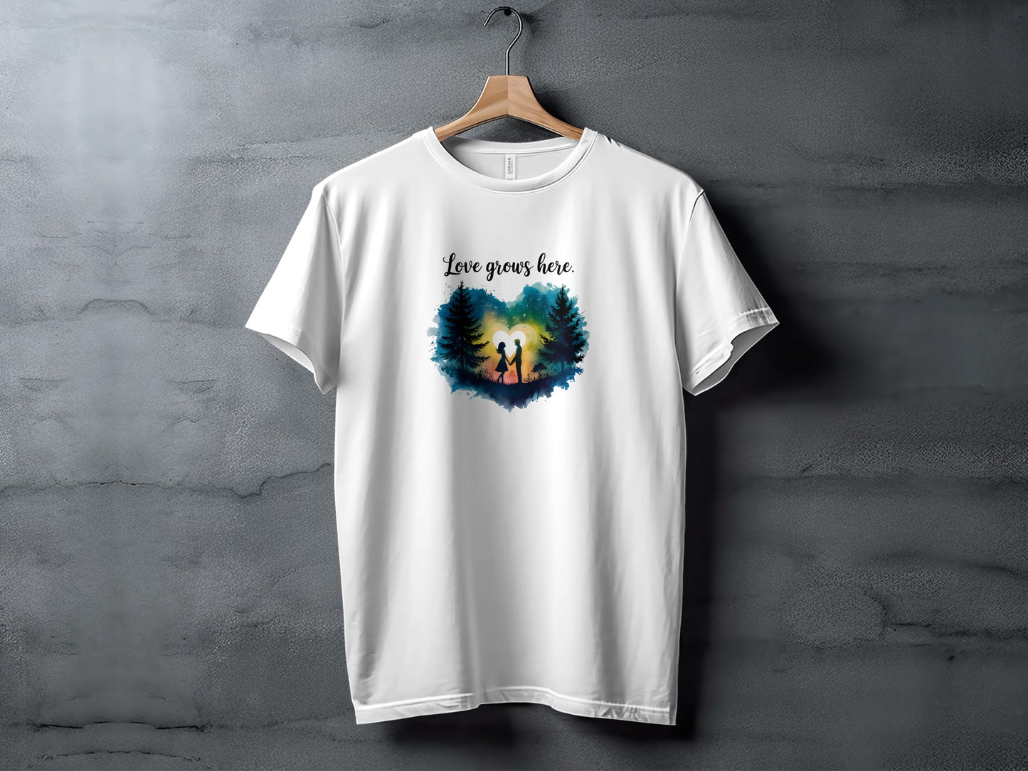 Love Grows Here Scenic Print T-Shirt product type