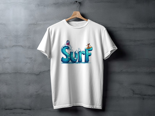 Surf Theme Graphic Print Casual T-Shirt product