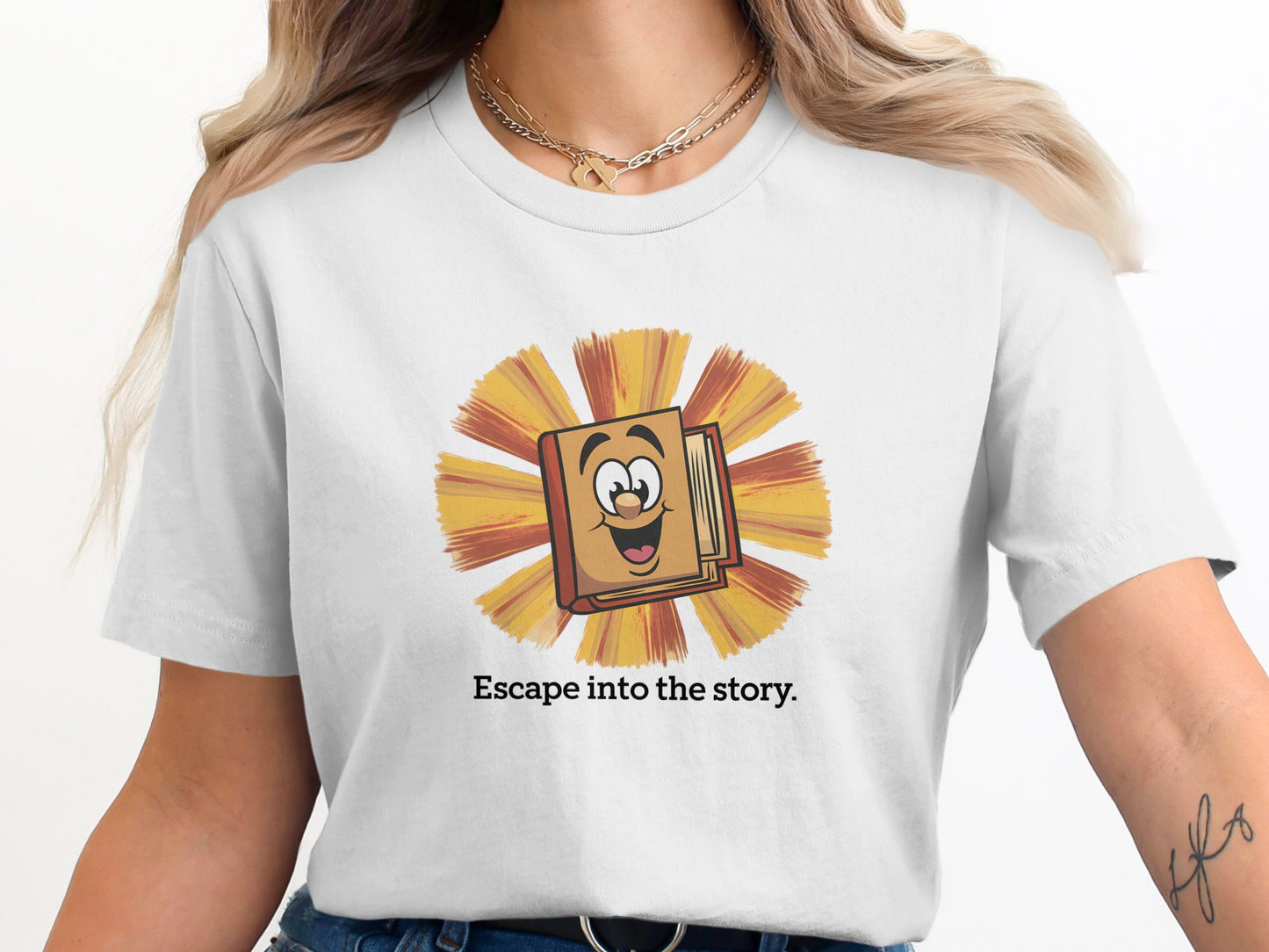 Escape Into The Story Graphic T-Shirt product
