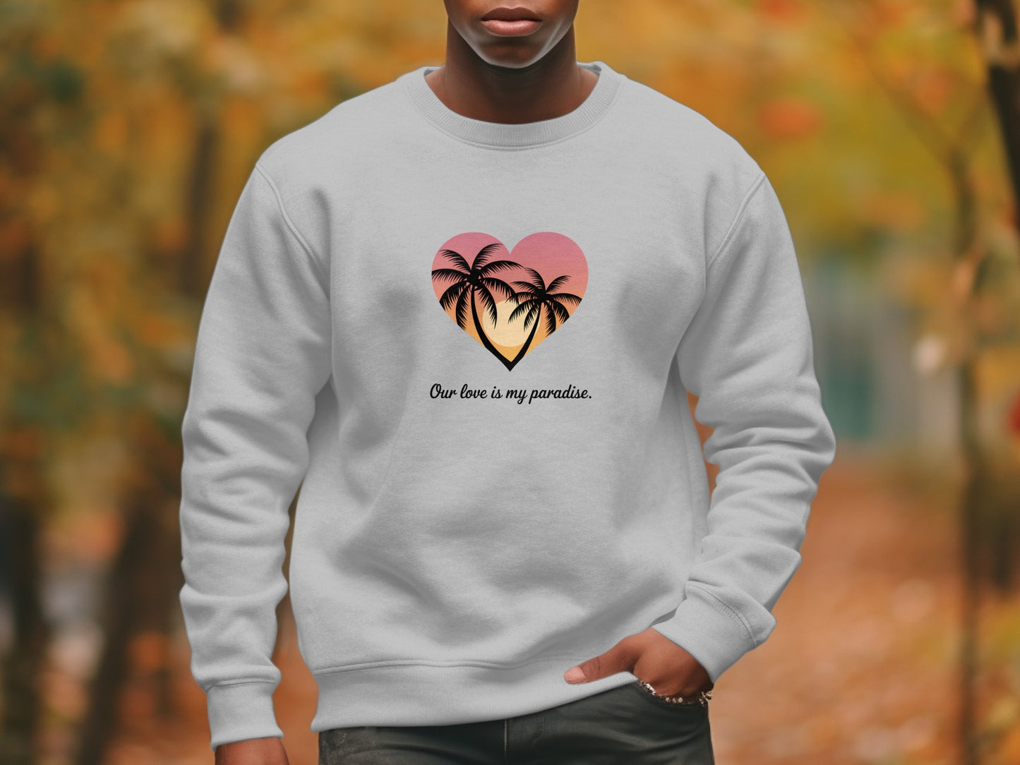 Our Love is My Paradise Graphic Sweatshirt product type