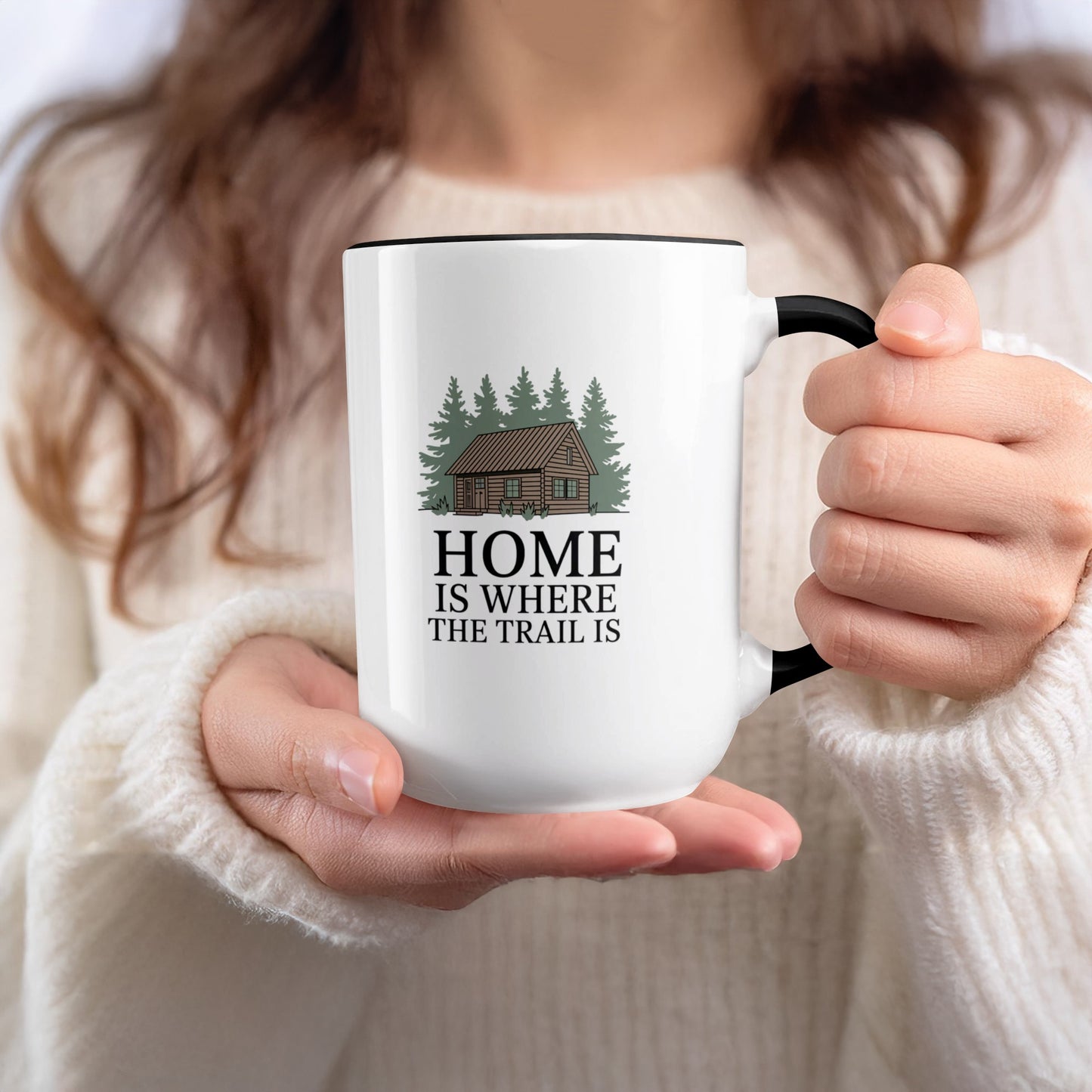 Home Is Where The Trail Is Graphic Mug product