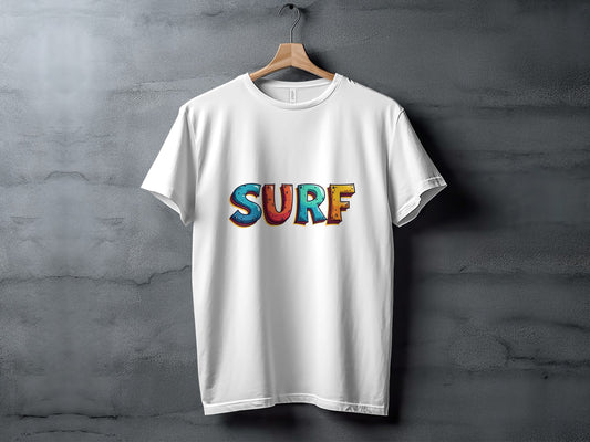 Surf Graphic Printed Casual T-Shirt Clothing Product