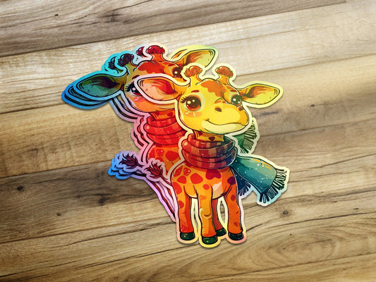 Cute Giraffe Stickers Colorful Animal Design product