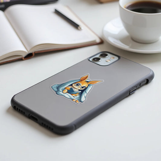 Cute Cat in Blanket Protective Phone Case product
