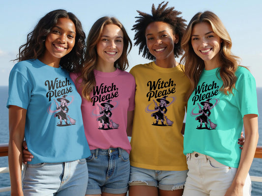 Witch Please Graphic Printed T-Shirt product type