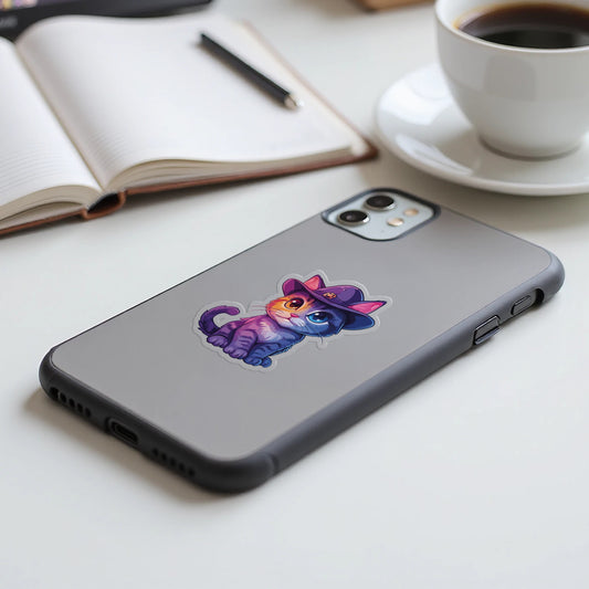 Adorable Cat Phone Case Featuring Cute Cartoon product
