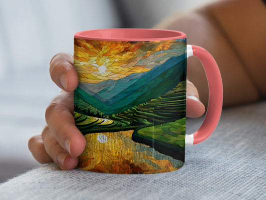 Colorful Artistic Landscape Scene Coffee Mug product