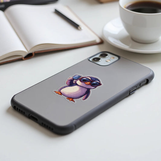 Adorable Penguin Illustration Phone Case product type