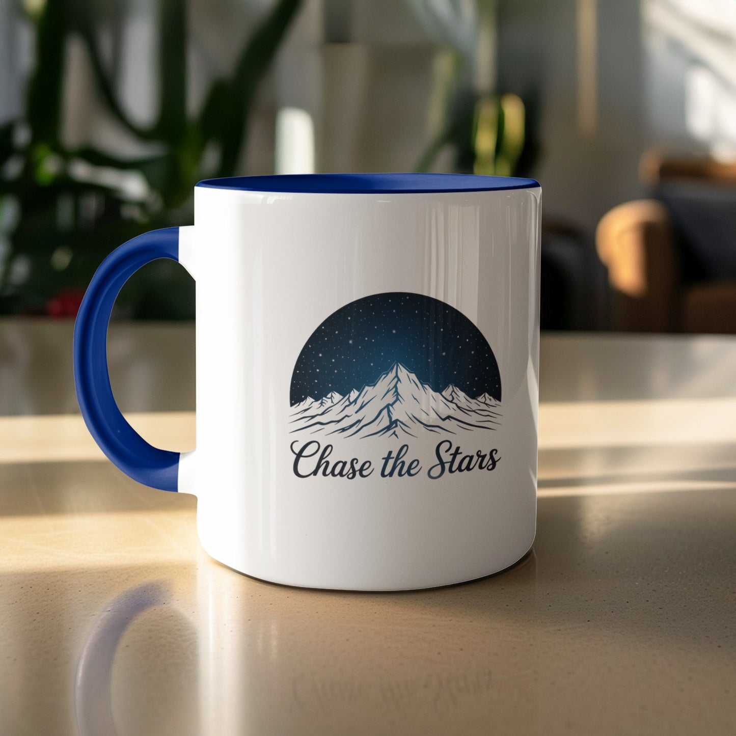 Chase the Stars Mountain Design Mug product type